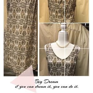 Cynthia Rowley Sleeveless Linen Dress Size 12